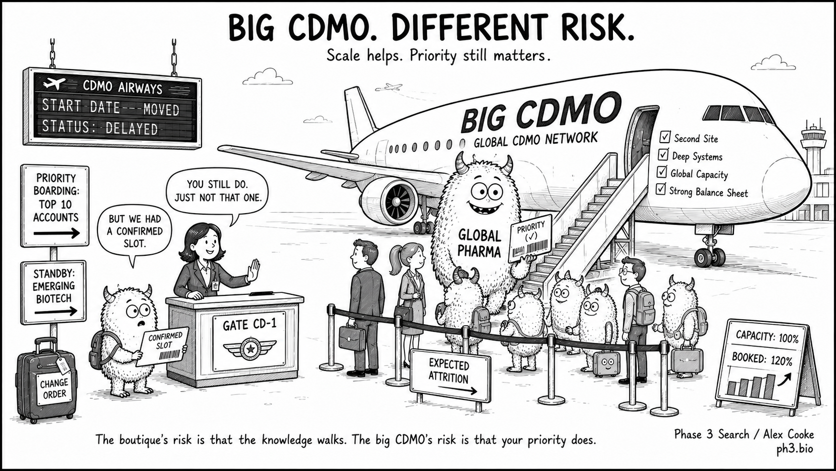 CDMO 5: Big CDMO, Different Risk